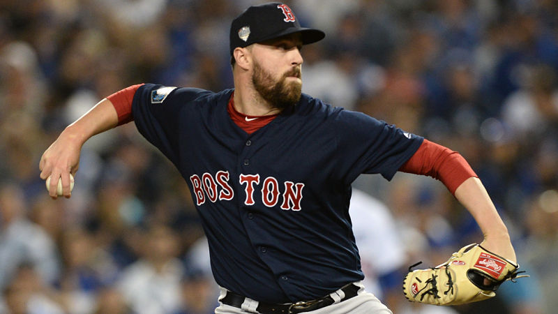Boston Red Sox pitcher Heath Hembree