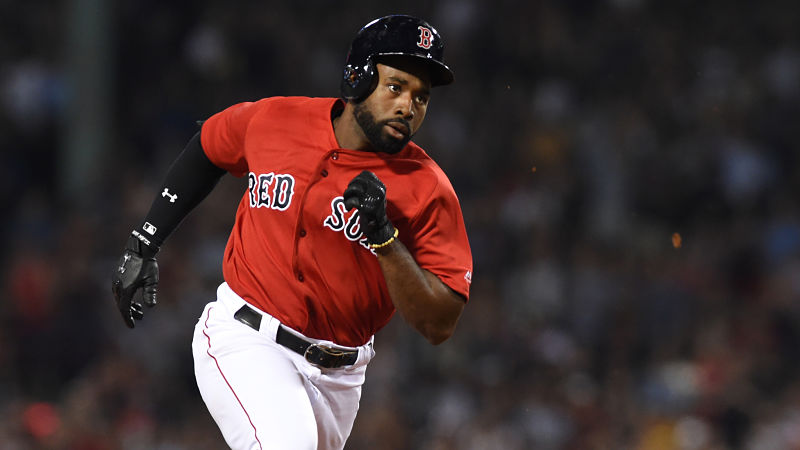 Boston Red Sox center fielder Jackie Bradley Jr.