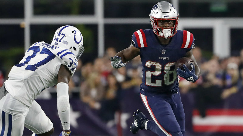 New England Patriots running back James White