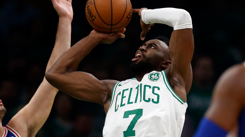 Boston Celtics guard Jaylen Brown