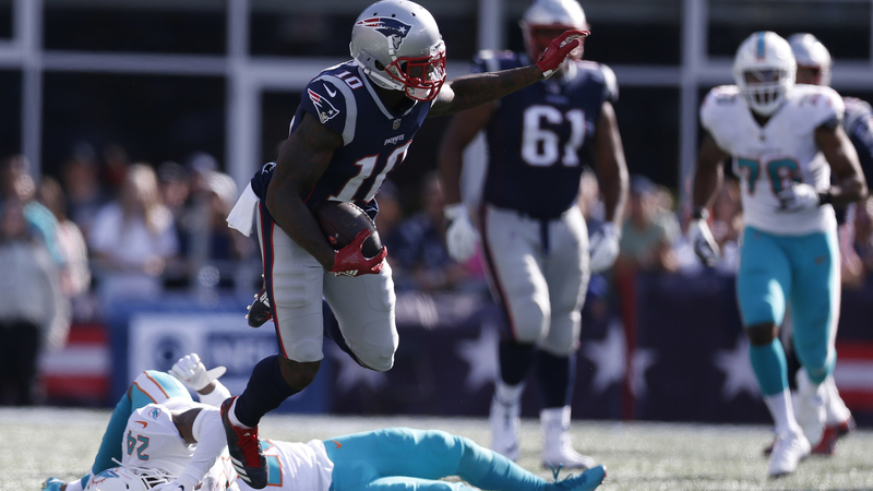 Patriots wide receiver Josh Gordon