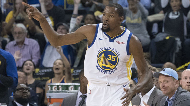 Golden State Warriors forward Kevin Durant