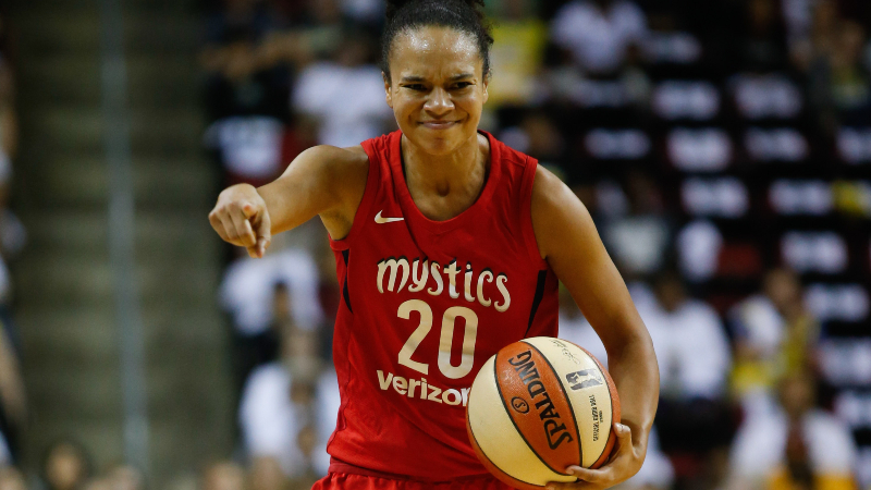 Washington Mystics guard Kristi Toliver