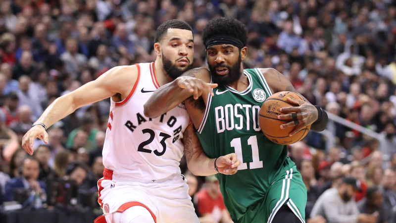 Boston Celtics point guard Kyrie Irving
