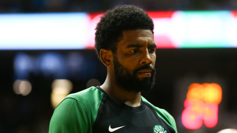 Boston Celtics point guard Kyrie Irving