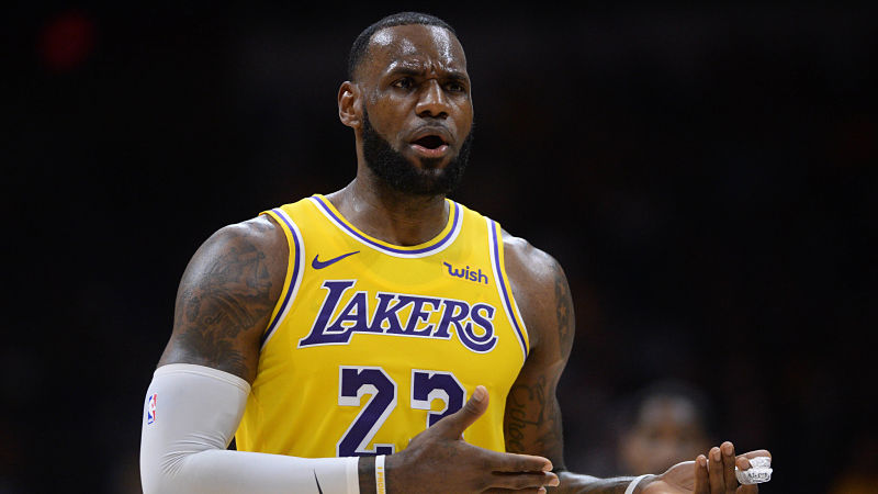 Los Angeles Lakers forward LeBron James