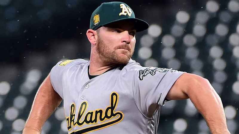 Oakland Athletics pitcher Liam Hendriks
