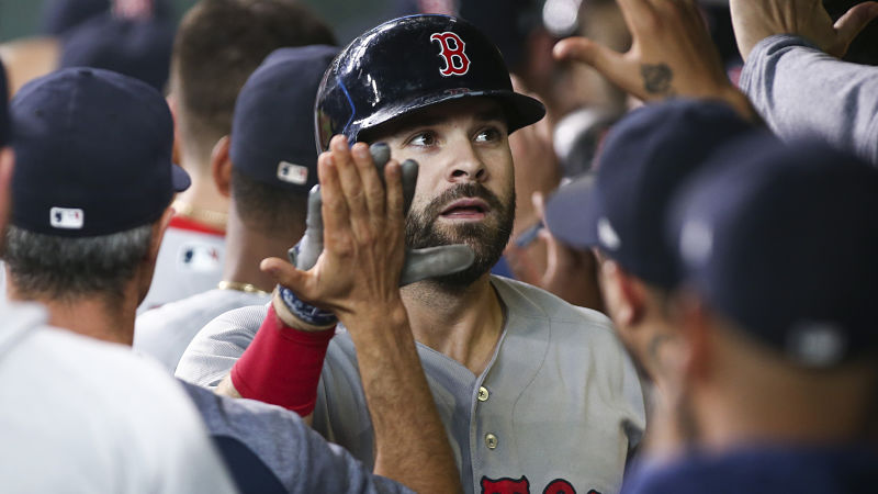 Boston Red Sox first baseman Mitch Moreland
