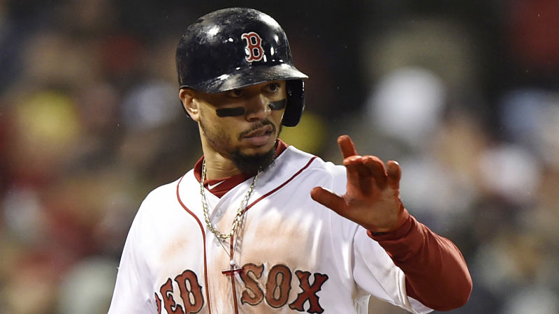 Boston Red Sox outfielder Mookie Betts