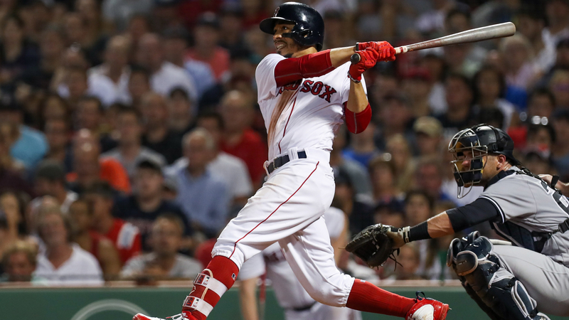 Red Sox outfielder Mookie Betts