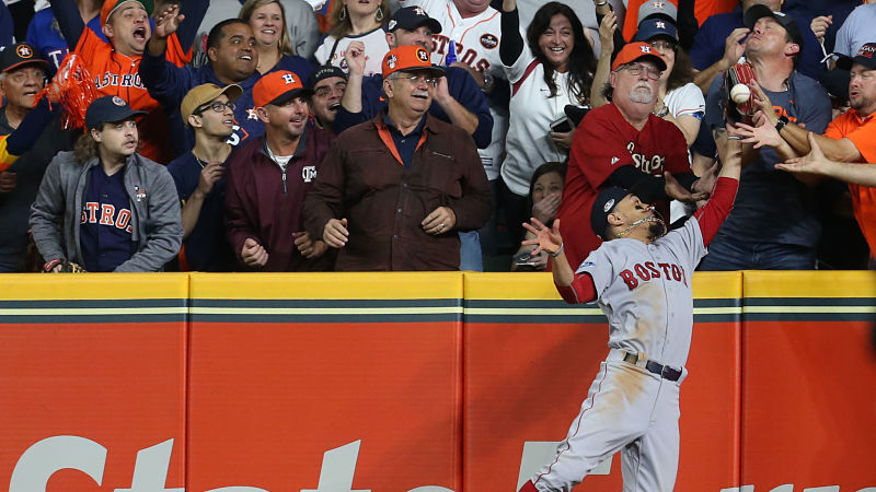 Boston Red Sox outfielder Mookie Betts