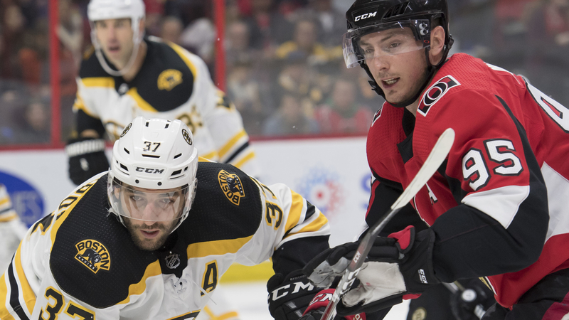 Boston Bruins Center Patrice Bergeron