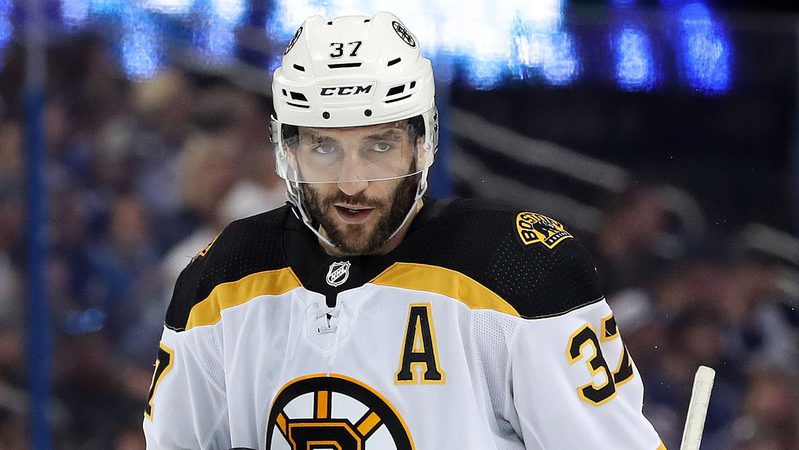 Boston Bruins Center Patrice Bergeron