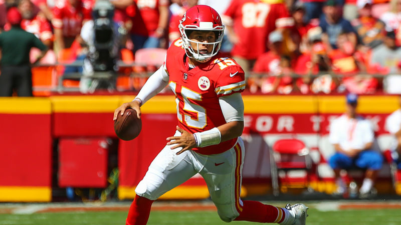 Kansas City Chiefs quarterback Patrick Mahomes