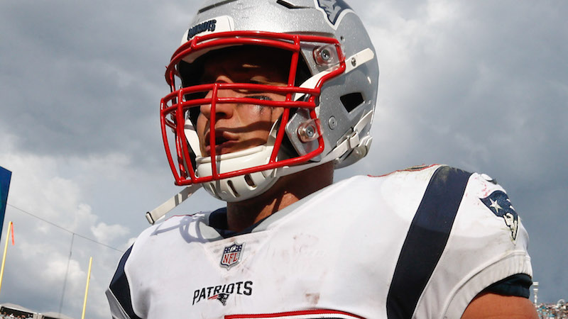Patriots tight end Rob Gronkowski