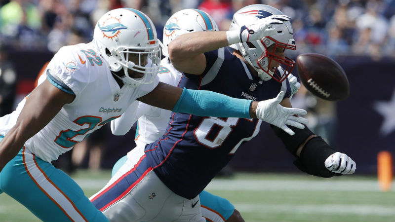 New England Patriots tight end Rob Gronkowski