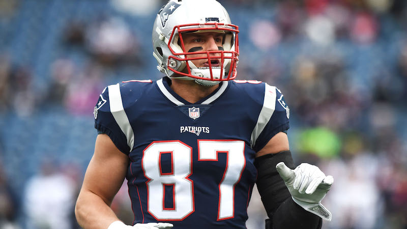 Patriots tight end Rob Gronkowski