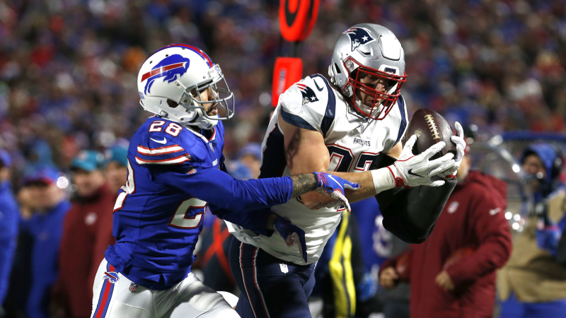 New England Patriots tight end Rob Gronkowski