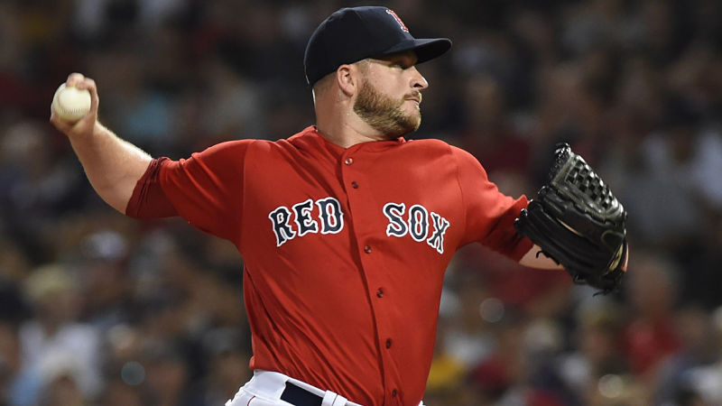 Boston Red Sox pitcher Ryan Brasier