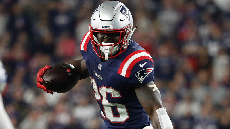 Patriots running back Sony Michel