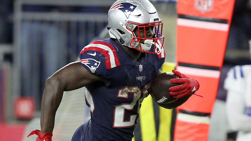 Patriots running back Sony Michel