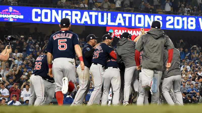 Red Sox celebration