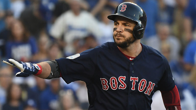Boston Red Sox first baseman Steve Pearce