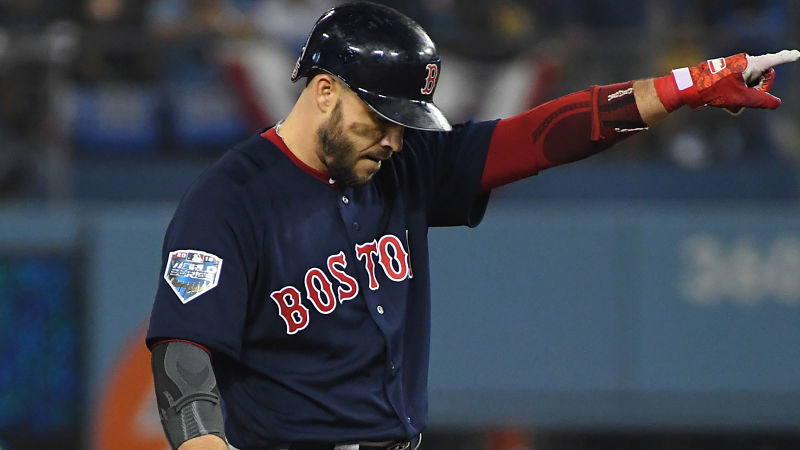 Boston Red Sox first baseman Steve Pearce