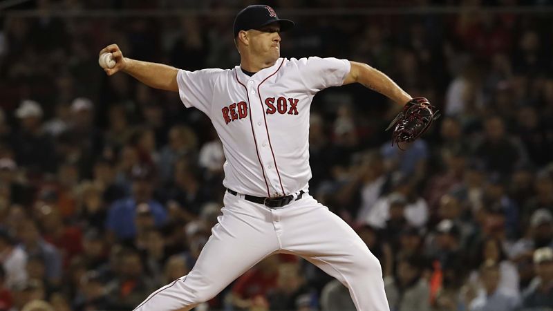 Boston Red Sox pitcher Steven Wright