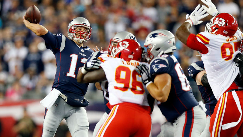 New England Patriots quarterback Tom Brady