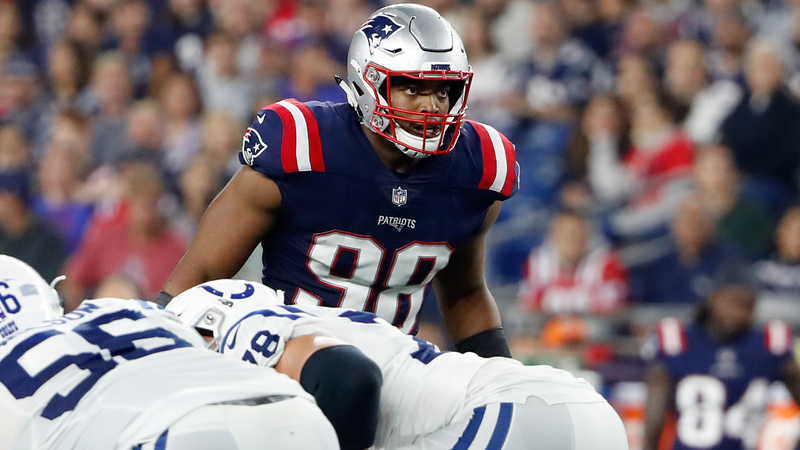 Patriots defensive end Trey Flowers