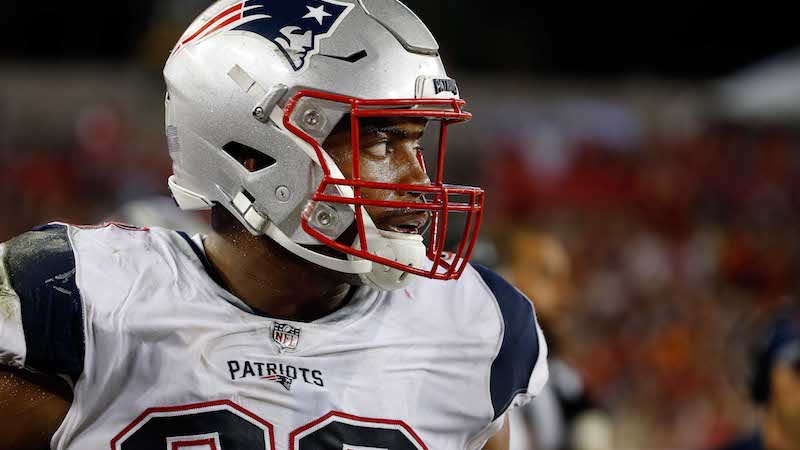 Patriots defensive end Trey Flowers