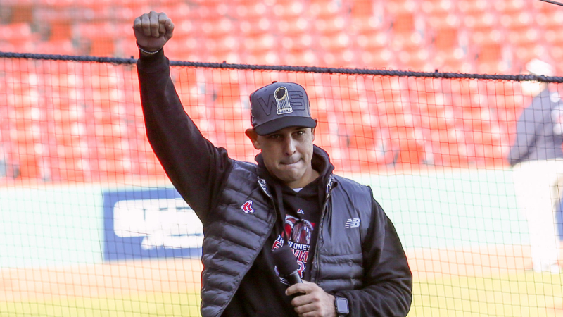 Boston Red Sox manager Alex Cora