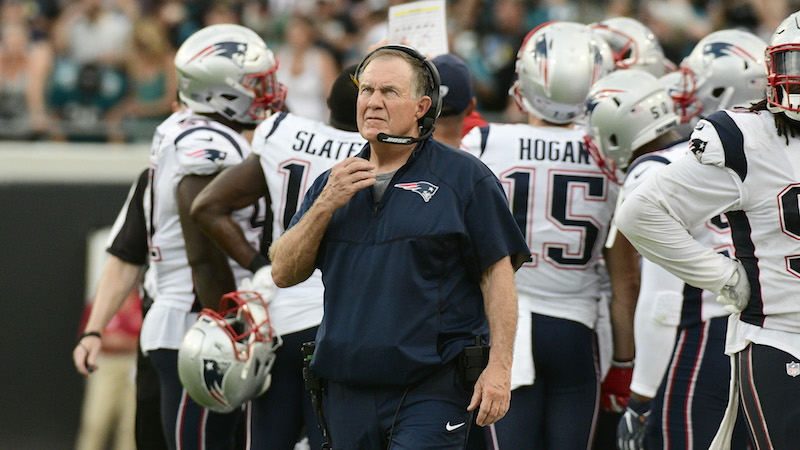 Patriots head coach Bill Belichick