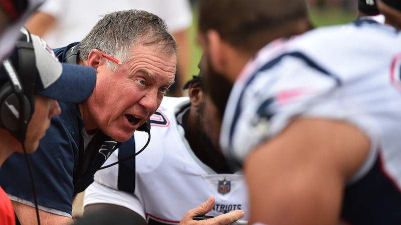 Patriots head coach Bill Belichick