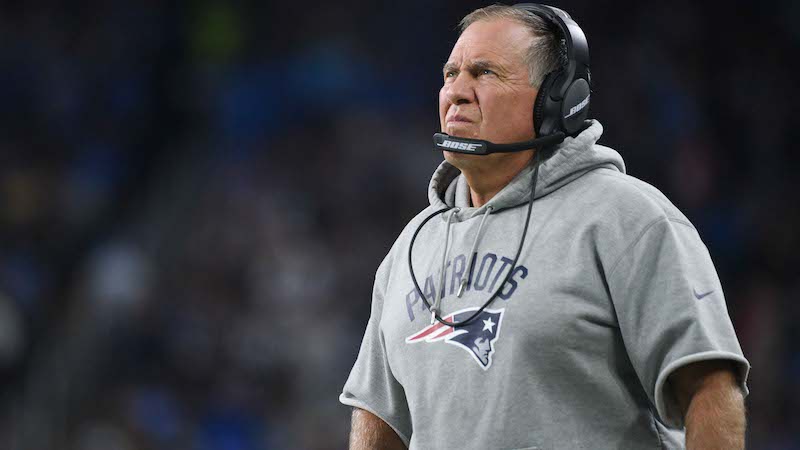 Patriots head coach Bill Belichick