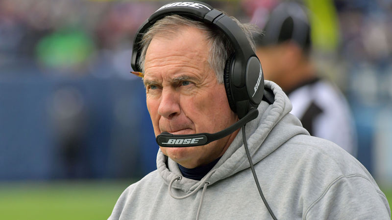 New England Patriots head coach Bill Belichick