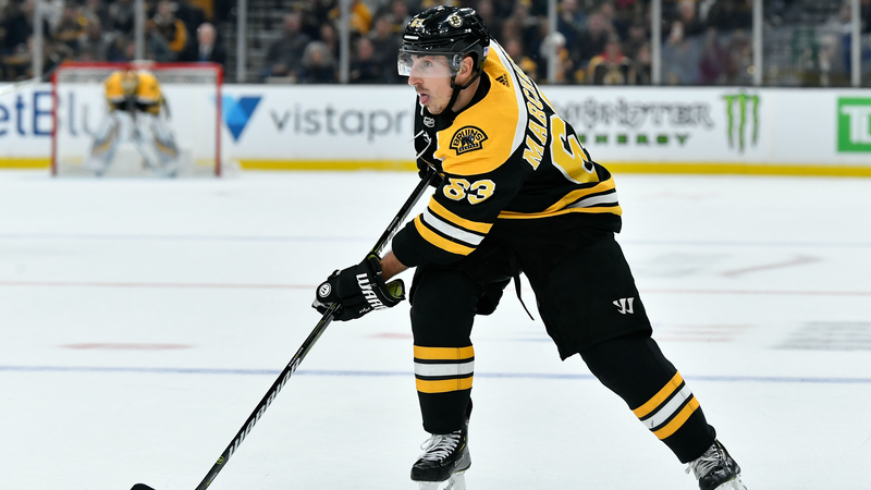 Boston Bruins Left Wing Brad Marchand