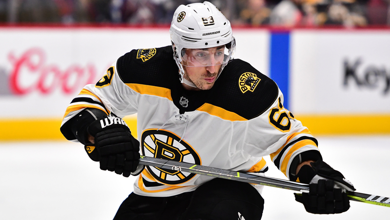 Boston Bruins Left Wing Brad Marchand