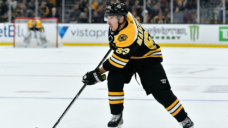 Boston Bruins winger Brad Marchand