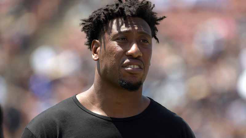 Raiders defensive end Bruce Irvin