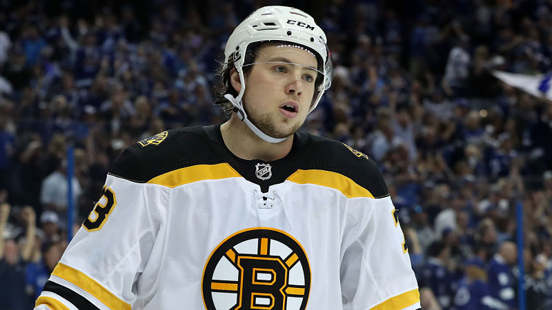 Boston Bruins defenseman Charlie McAvoy