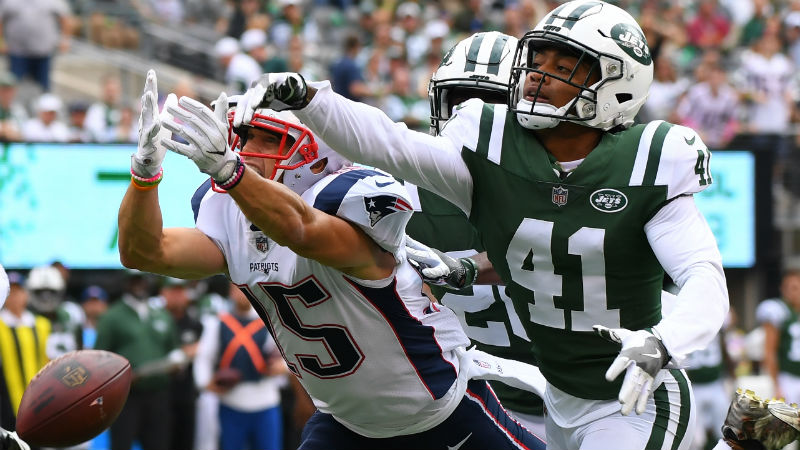 The New England Patriots wide receiver Chris Hogan