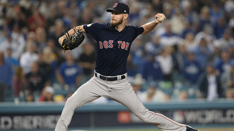 Boston Red Sox starting pitcher Chris Sale