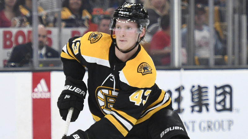 Boston Bruins Center Danton Heinen