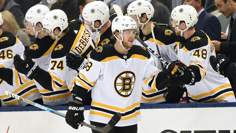 Boston Bruins' David Pastrnak