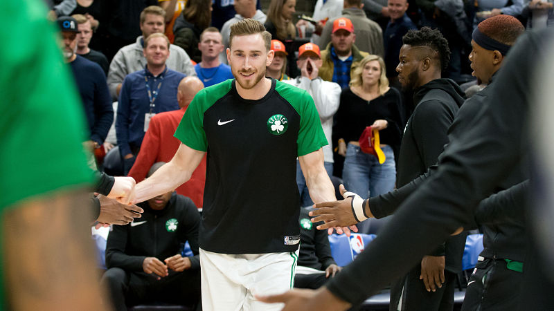 Boston Celtics forward Gordon Hayward