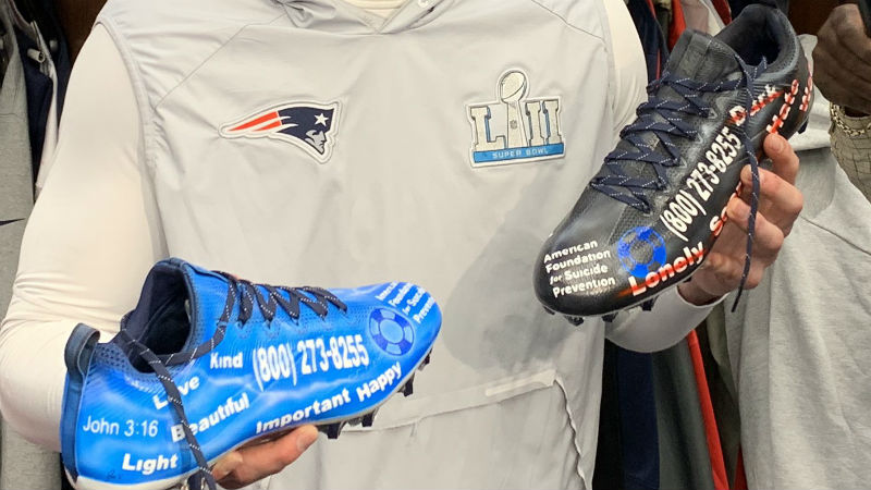 New England Patriots tight end Jacob Hollister