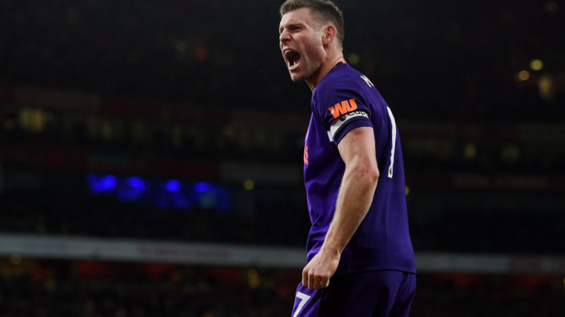 Liverpool midfielder James Milner