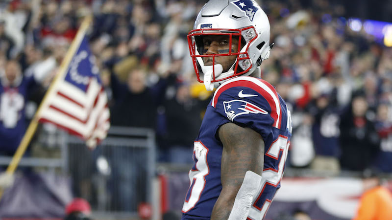 Patriots running back James White